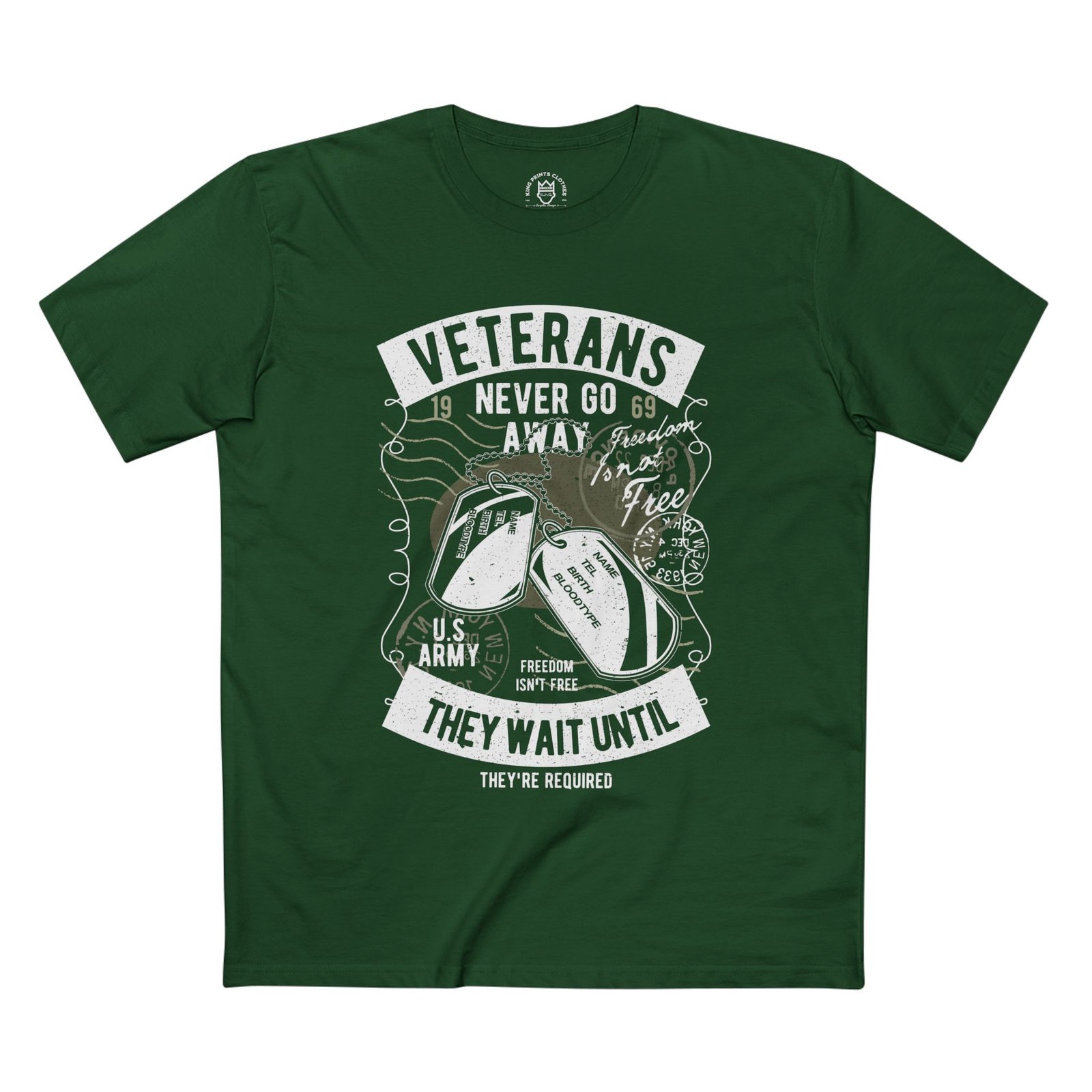 T-Shirt - Veterans Pride Adult Staple Tee - Image 4