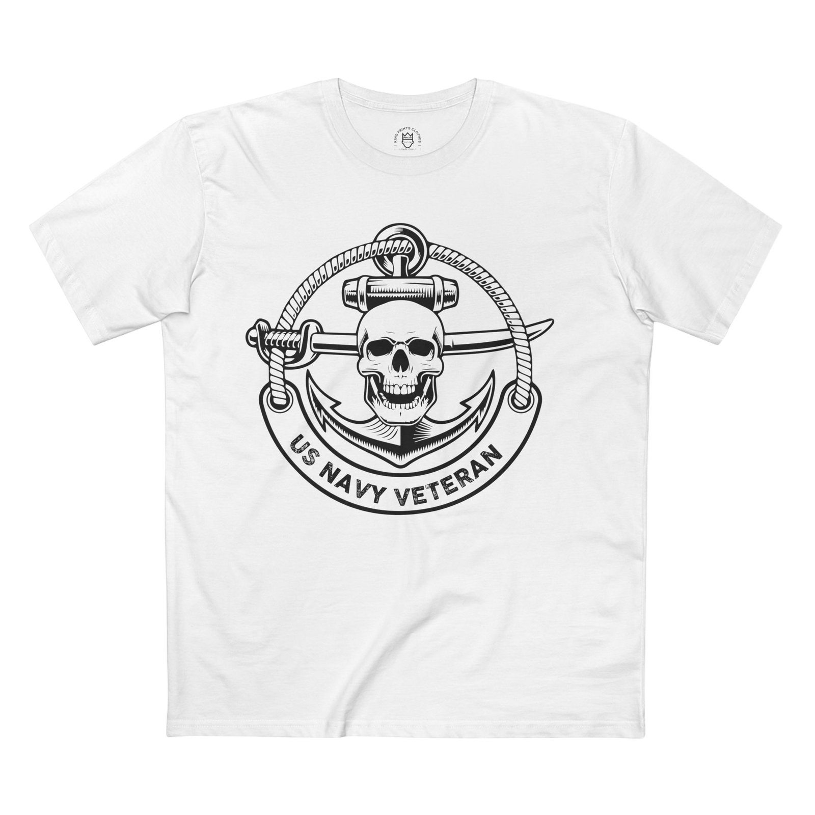 US Navy Veteran Graphic Tee - Honor and Pride - Image 3