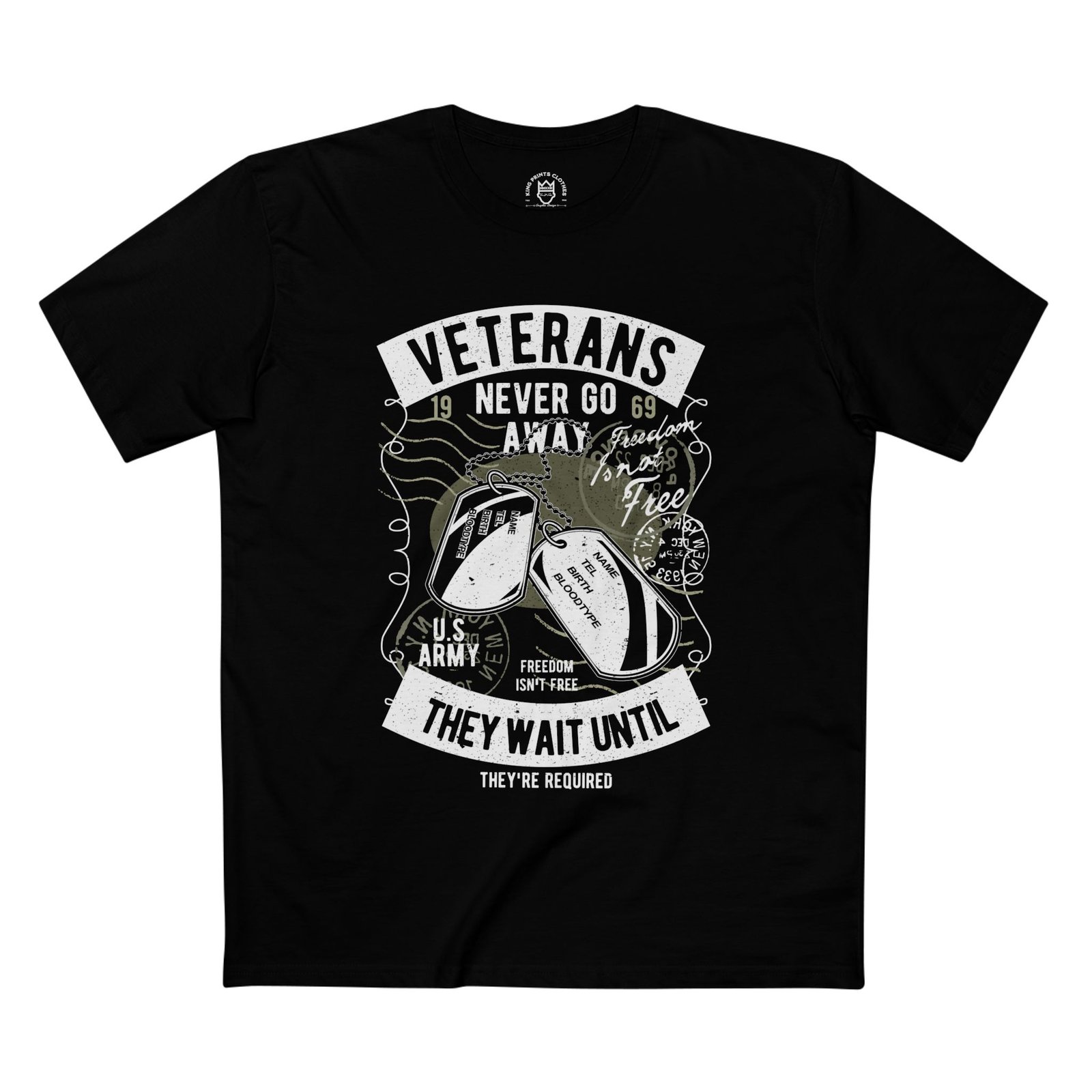 T-Shirt - Veterans Pride Adult Staple Tee