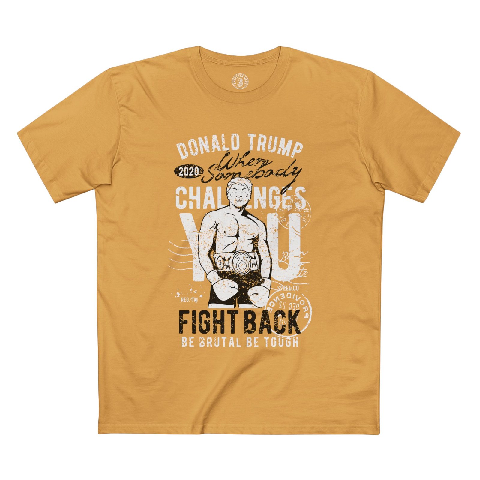 TRUMP Bold Challenge Statement Tee - Fight Back Against Adversity - Image 5
