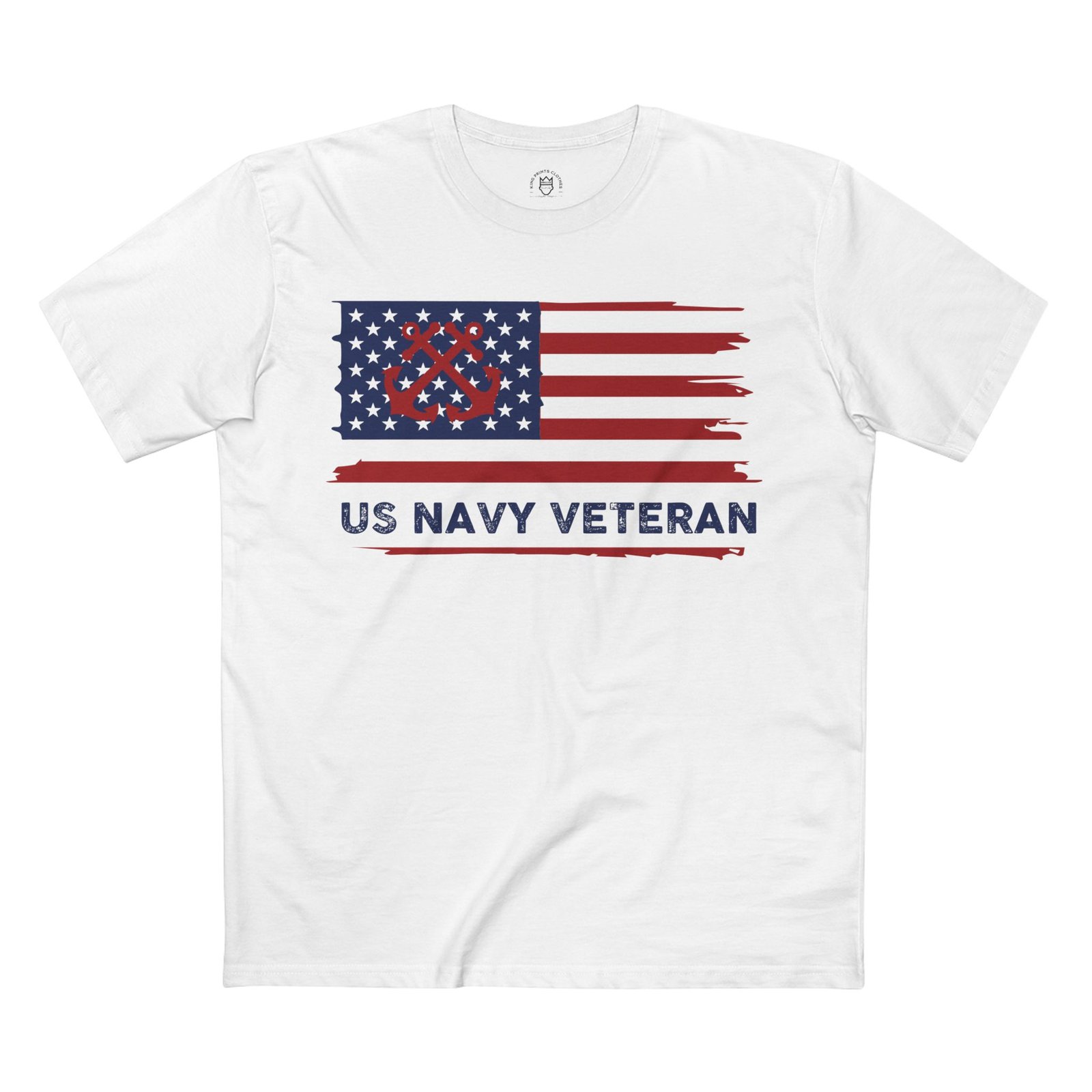 Veteran Pride Tee - US Navy Flag T-Shirt for Patriotic Celebrations - Image 4