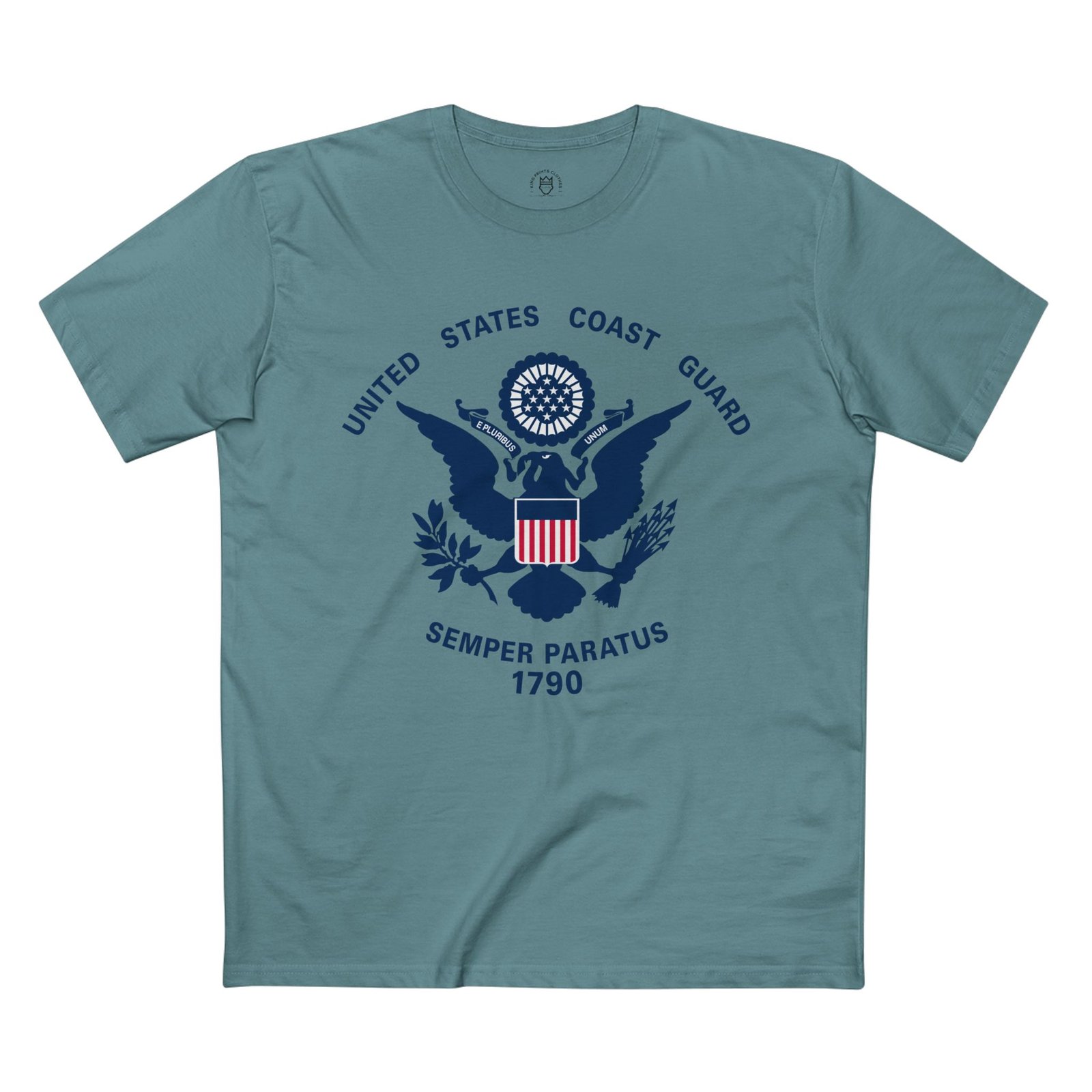 Coast Guard Semper Paratus Tee - Classic White Adult T-Shirt for Patriotism and Pride
