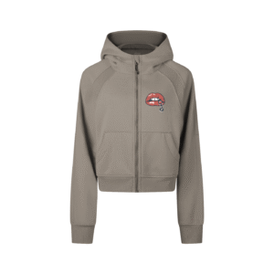 IRON CHIQUE Cropped Zip-Through Hoodie
