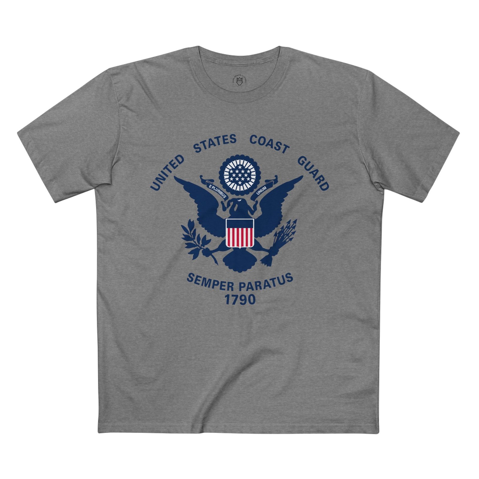 Coast Guard Semper Paratus Tee - Classic White Adult T-Shirt for Patriotism and Pride - Image 7