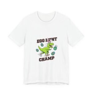 Egg Hunt Champ T-Shirt | boys Easter shirt, dinosaur egg graphic