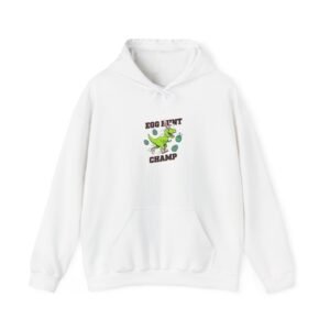 Egg Hunt Champ Hoodie | boys Easter hoodie, dinosaur egg graphic